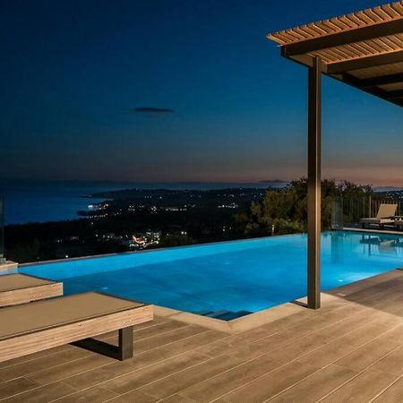 Color Villas-New Villa Green At Trapezaki With Private Pool Mousata Zewnętrze zdjęcie