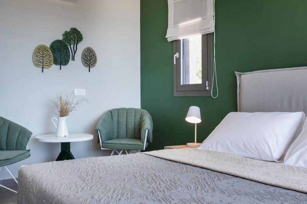 Color Villas-New Villa Green At Trapezaki With Private Pool Mousata Zewnętrze zdjęcie